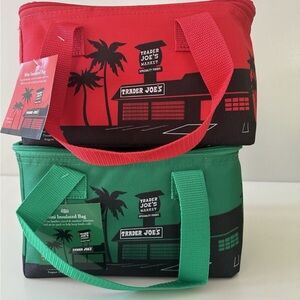 Trader Joe's Insulated Mini Bag - Red NWT